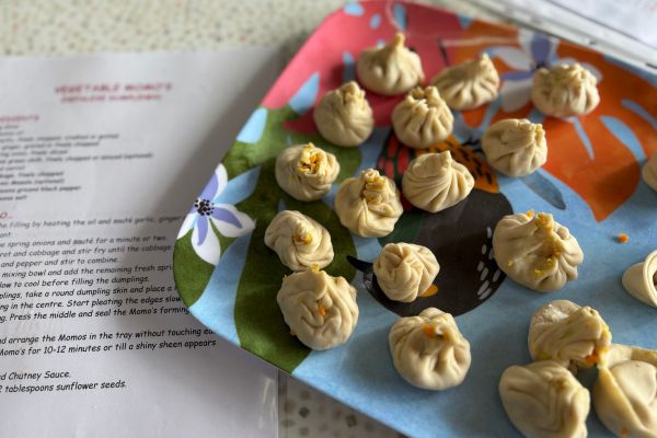 Wendouree Primary School students love making momos.