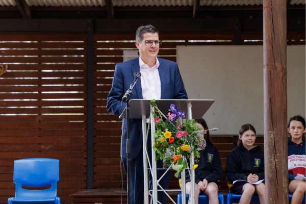 Rob Rees hosting the National Kitchen Garden Awards 2025 in Adelaide
